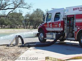 Using two lengths of suction hose significantly reduced the load placed on the suction head.