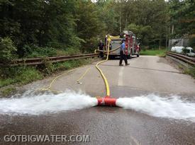 Another successful bridge-mount DFH installation for the Vermont Rural Fire Protection Task Force.