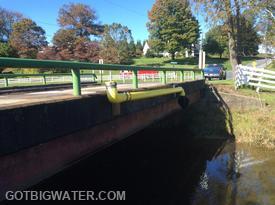 Funded entirely by the Wakefield Lions Club, this bridge-mounted dry fire hydrant speeds up Robert Fulton Fire Company's access to Conowingo Creek.