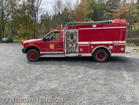 A new home for a water supply work horse in Columbia County, NY. (Photo courtesy Red Rock VFC)