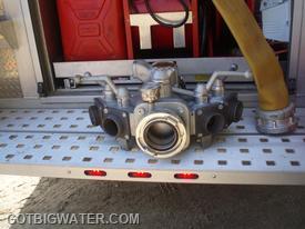 Relief valves and pressure gauges, two important features to have on an LDH manifold.