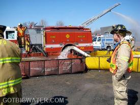 Homemade water transfer device getting it done!